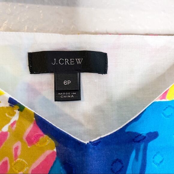 J.Crew Tie Shoulder Strap Peplum Top - Picture 2 of 5